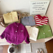 Load image into Gallery viewer, Put a bow on it cardigan - Three By The Sea Clothing
