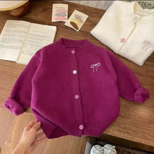 Load image into Gallery viewer, Put a bow on it cardigan - Three By The Sea Clothing

