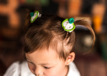 Load image into Gallery viewer, Apple Crochet Hair Clips
