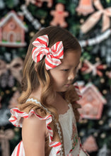 Load image into Gallery viewer, Red Peppermint - Bows - Three By The Sea Clothing
