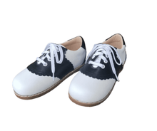 Load image into Gallery viewer, Saddle sweetheart girls vintage shoe - ready to ship - Three By The Sea Clothing
