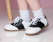 Load image into Gallery viewer, Saddle sweetheart girls vintage shoe - ready to ship - Three By The Sea Clothing
