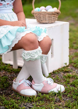 Load image into Gallery viewer, Saddle sweetheart girls vintage shoe - ready to ship - Three By The Sea Clothing
