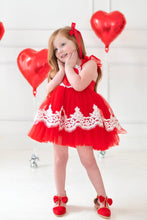 Load image into Gallery viewer, Scarlet sweetheart heels - Three By The Sea Clothing
