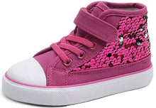 Load image into Gallery viewer, Sequin high top sneakers - Three By The Sea Clothing
