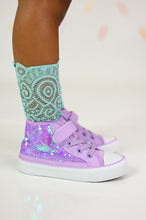 Load image into Gallery viewer, Sequin high top sneakers - Three By The Sea Clothing
