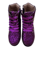 Load image into Gallery viewer, Sparkle squad glitter combat boots - Three By The Sea Clothing
