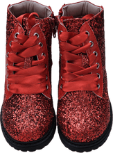 Load image into Gallery viewer, Sparkle squad glitter combat boots - Three By The Sea Clothing
