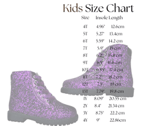 Load image into Gallery viewer, Sparkle squad glitter combat boots - Three By The Sea Clothing
