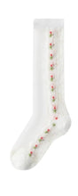 Load image into Gallery viewer, Spring strawberry - tulips - bows mesh socks - Three By The Sea Clothing
