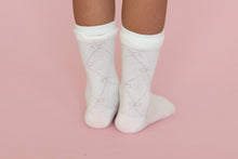 Load image into Gallery viewer, Spring strawberry - tulips - bows mesh socks - Three By The Sea Clothing
