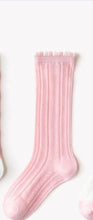 Load image into Gallery viewer, Spring strawberry - tulips - bows mesh socks - Three By The Sea Clothing
