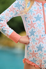 Load image into Gallery viewer, Starfish Rash Guard - Three By The Sea Clothing
