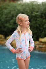 Load image into Gallery viewer, Starfish Rash Guard - Three By The Sea Clothing
