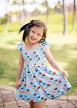 Load image into Gallery viewer, Sushi Smocked Dress - Three By The Sea Clothing
