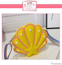 Load image into Gallery viewer, Thingamabobs mermaid Seashell Bag - Three By The Sea Clothing
