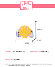 Load image into Gallery viewer, Thingamabobs mermaid Seashell Bag - Three By The Sea Clothing
