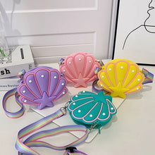 Load image into Gallery viewer, Thingamabobs mermaid Seashell Bag - Three By The Sea Clothing
