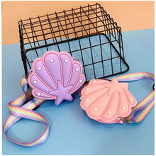 Load image into Gallery viewer, Thingamabobs mermaid Seashell Bag - Three By The Sea Clothing
