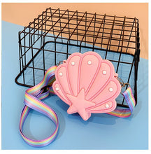 Load image into Gallery viewer, Thingamabobs mermaid Seashell Bag - Three By The Sea Clothing
