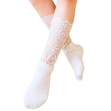 Load image into Gallery viewer, Wednesday lace socks - Three By The Sea Clothing
