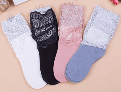 Wednesday lace socks - Three By The Sea Clothing