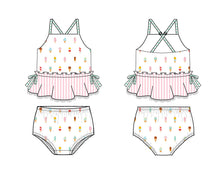Load image into Gallery viewer, What&#39;s the Scoop - Tankini - Three By The Sea Clothing
